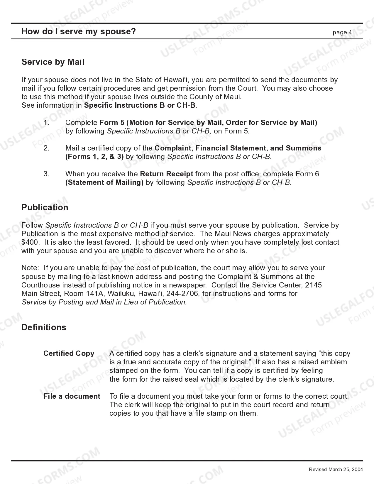 Preview Uncontested Divorce Forms - without children