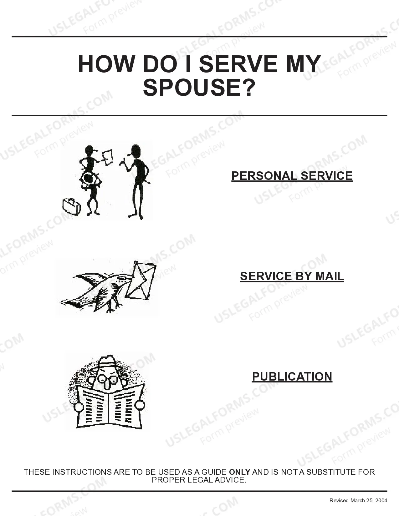 Preview Uncontested Divorce Forms - without children