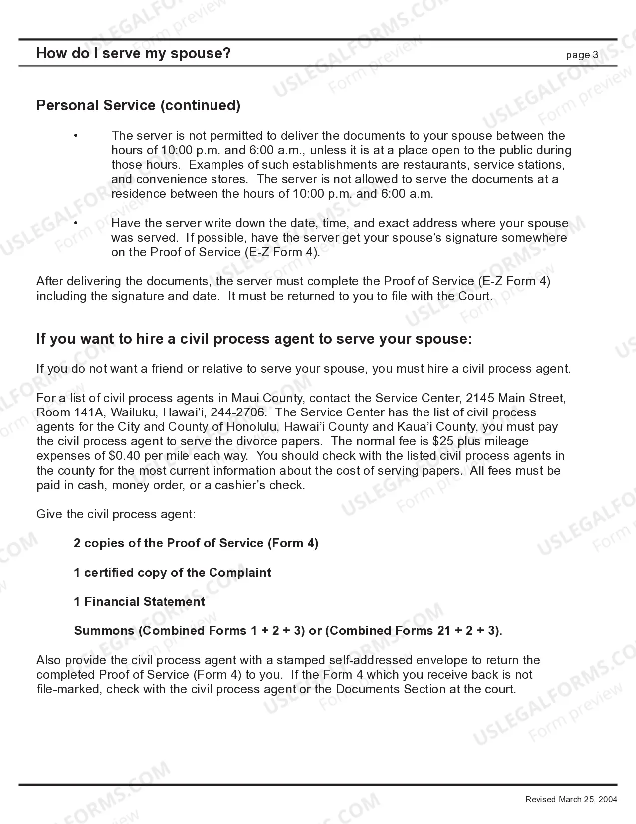Preview Uncontested Divorce Forms - without children