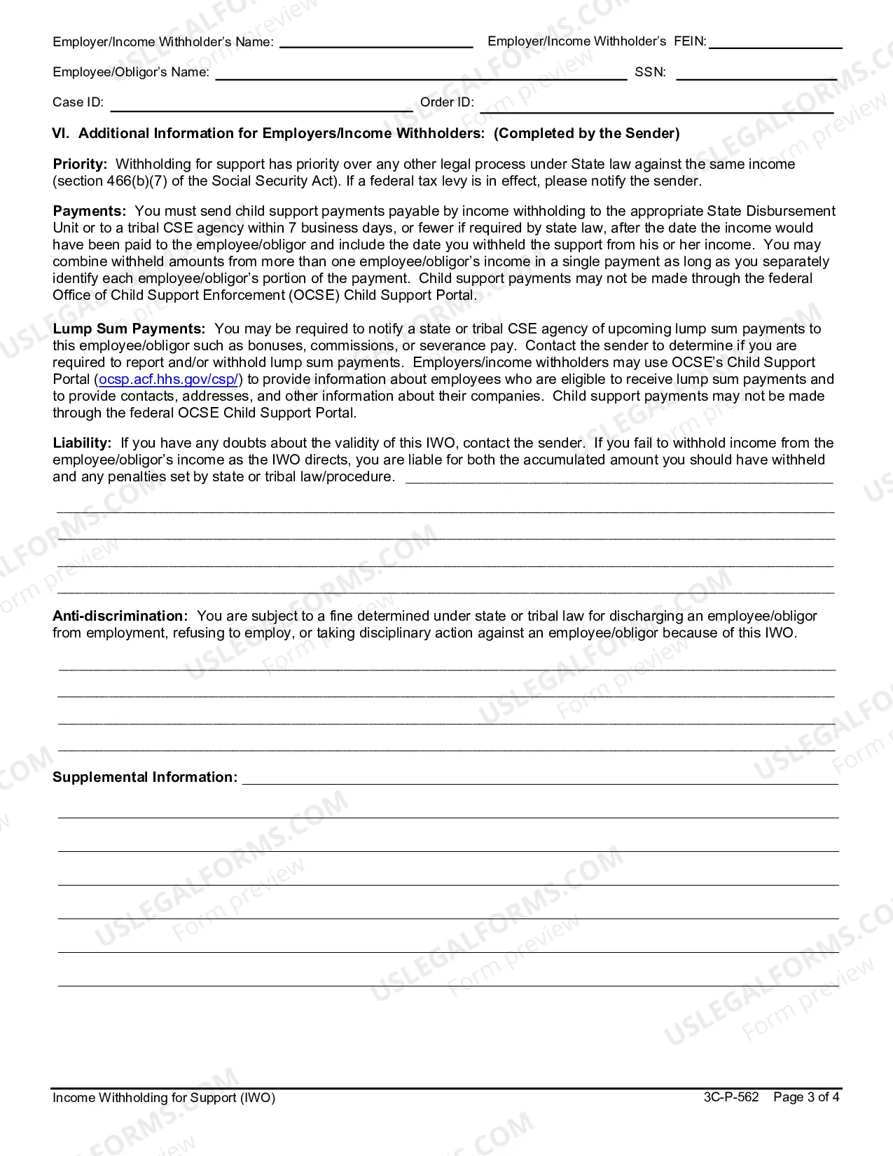 Preview Income Withholding for Support - Third Circuit