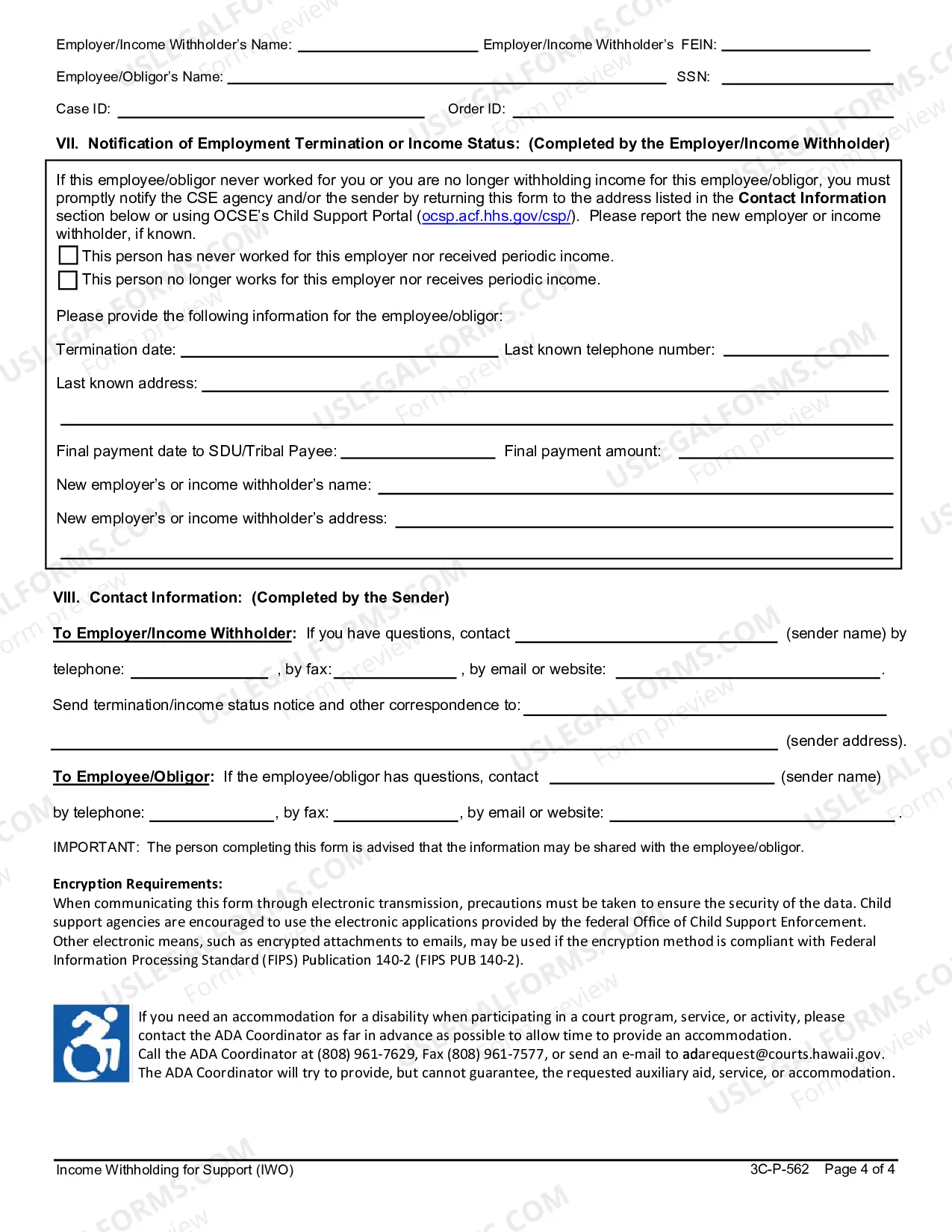 Preview Income Withholding for Support - Third Circuit
