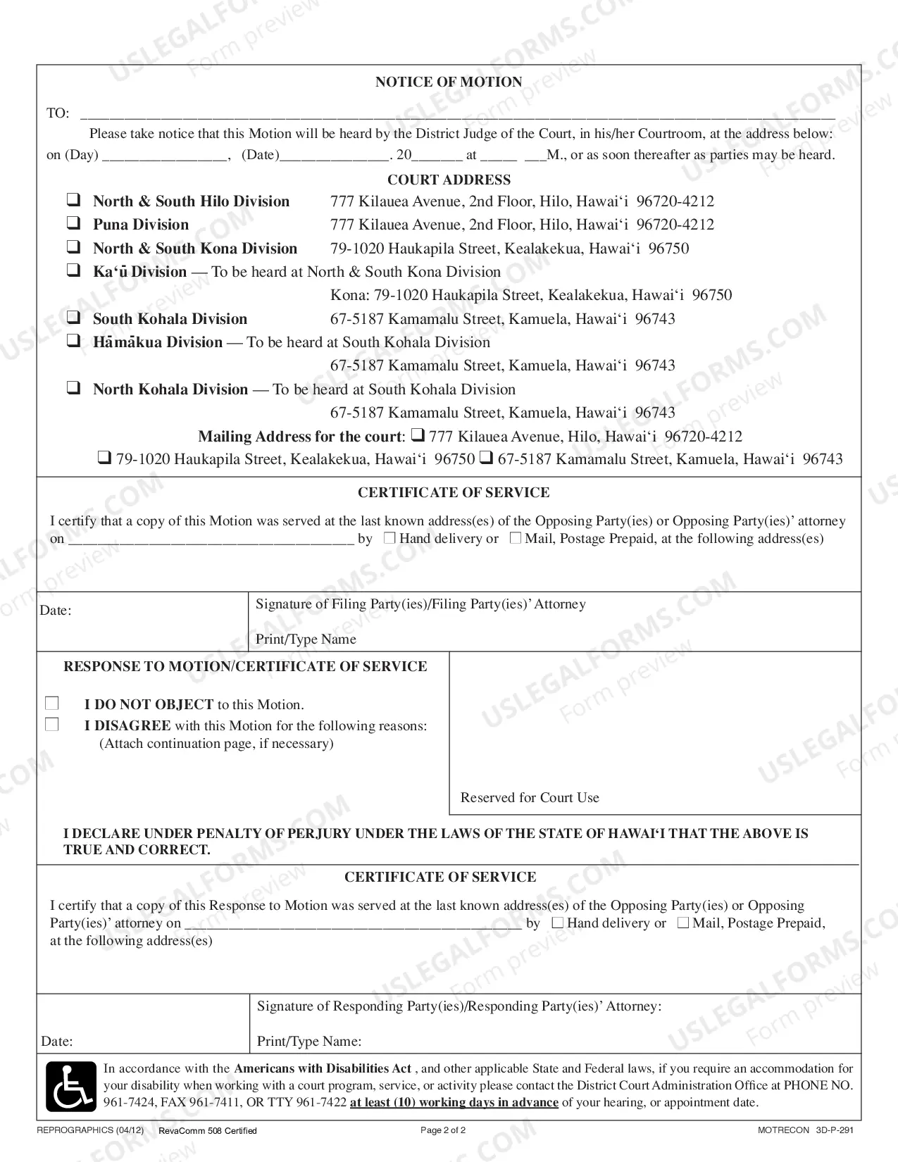Preview Motion for Reconsideration or New Trial