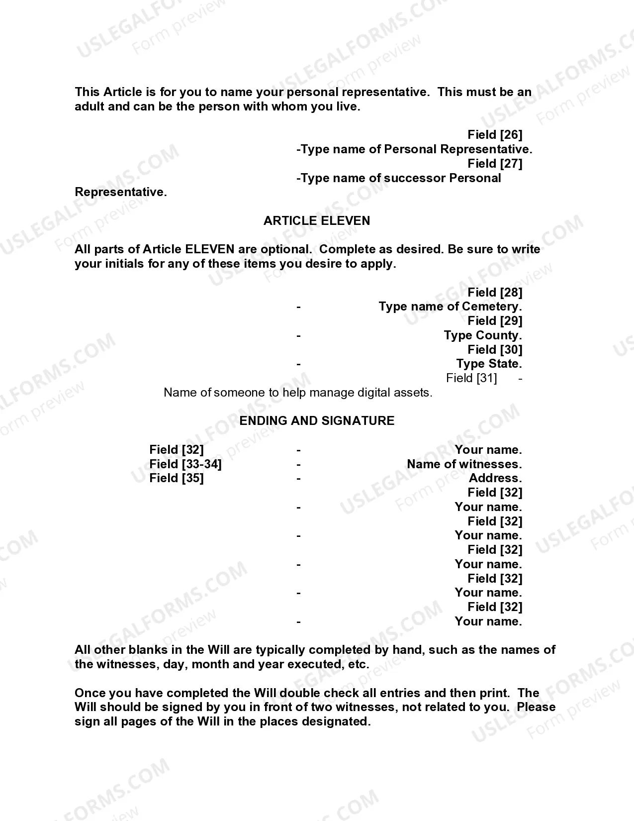 Preview Mutual Wills containing Last Will and Testaments for Man and Woman living together not Married with No Children