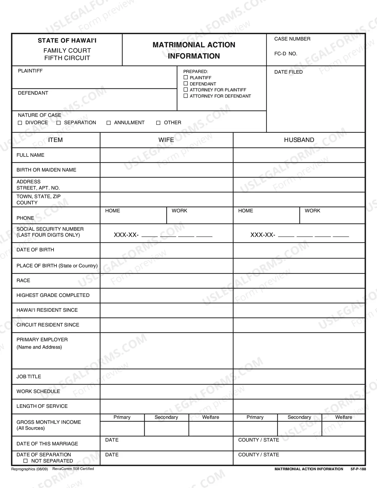 Preview Uncontested Divorce Forms - Without Children