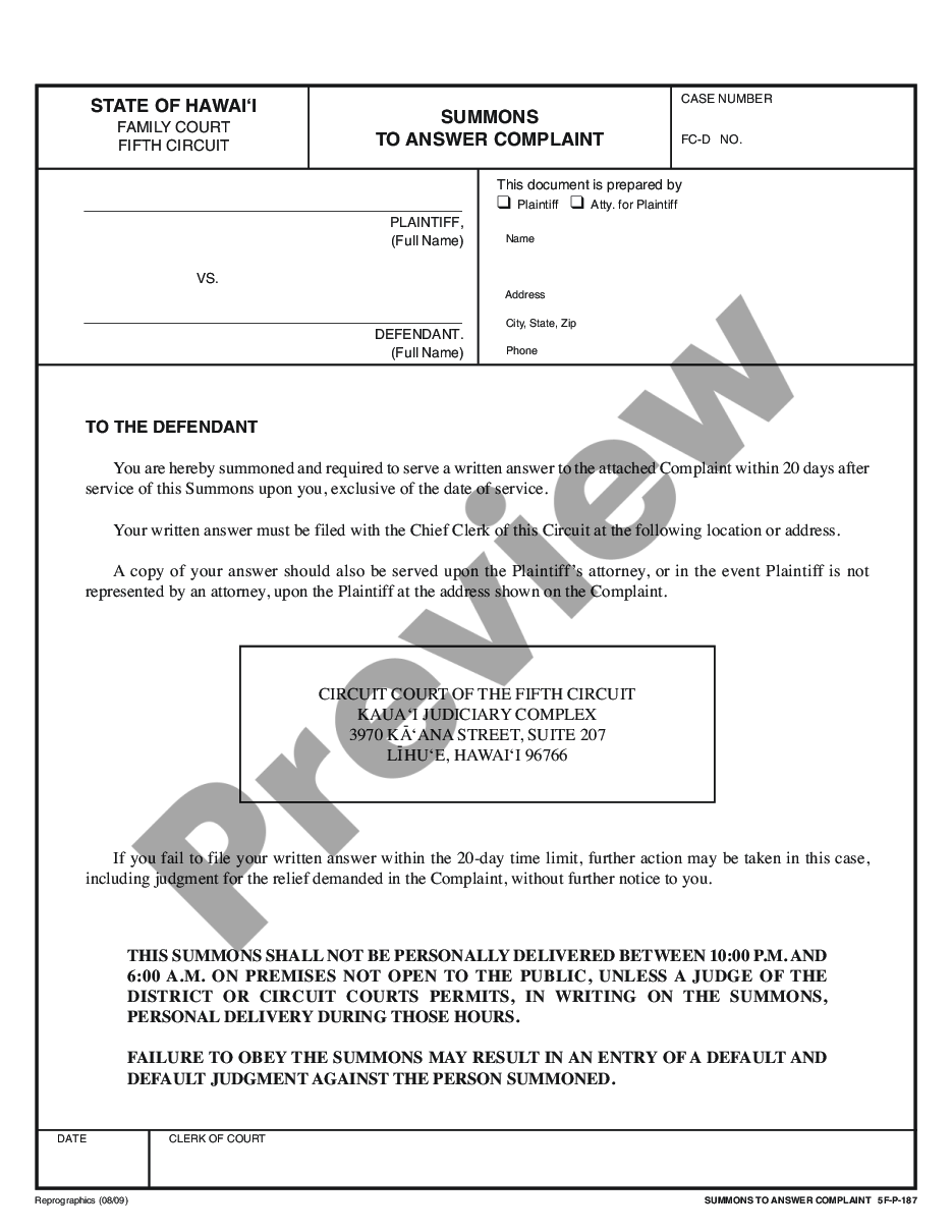 page 7 Uncontested Divorce Forms - with children preview