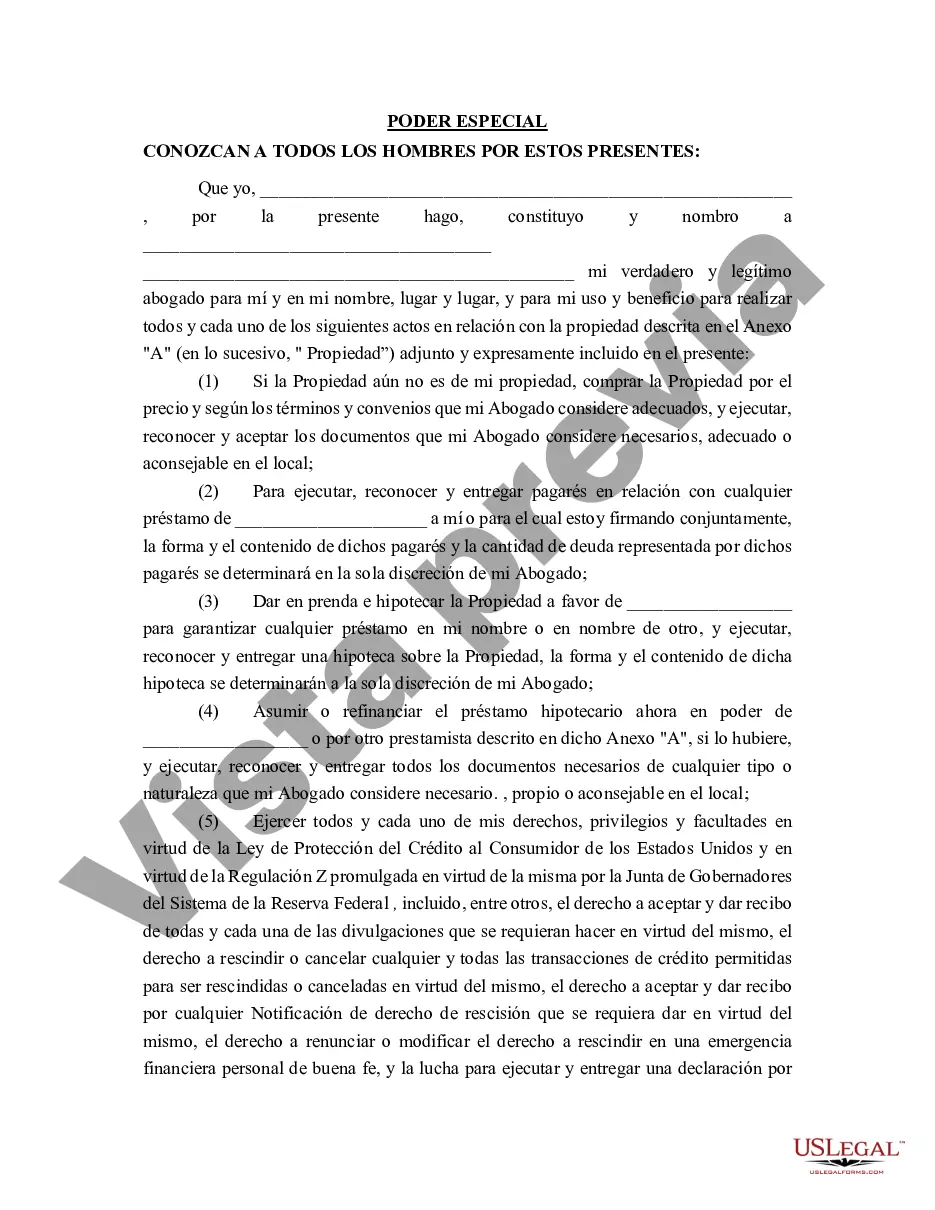 Preview Poder especial