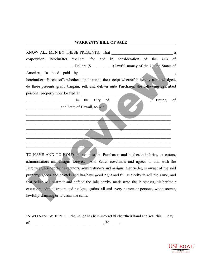 hawaii-bill-of-sale-with-warranty-for-corporate-seller-what-should-a