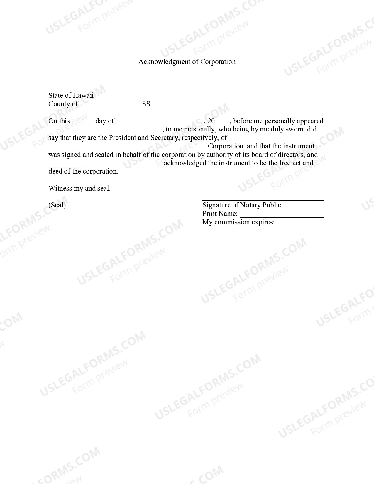 Preview Bill of Sale without Warranty by Corporate Seller