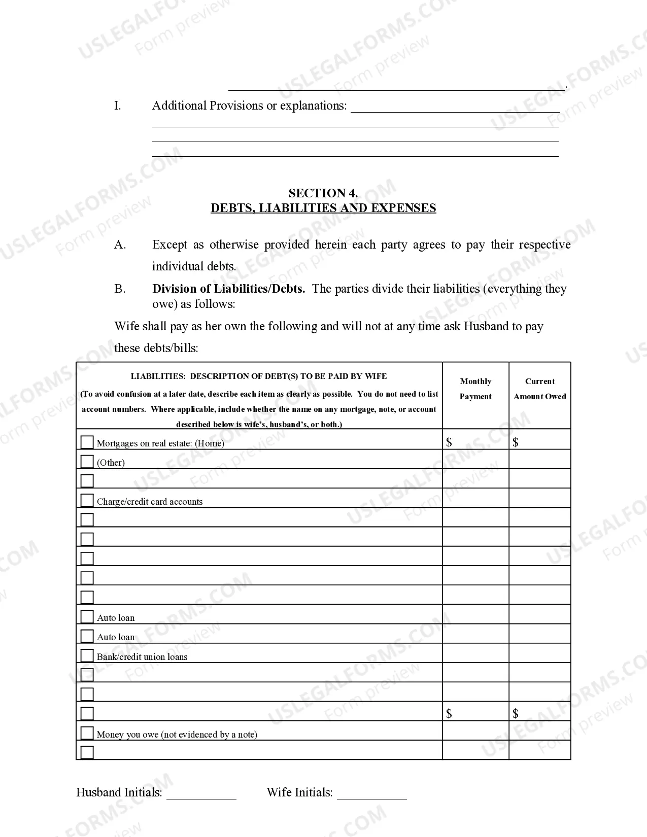 Preview Marital Legal Separation and Property Settlement Agreement Adult Children Parties May have Joint Property or Debts where Divorce Action Filed