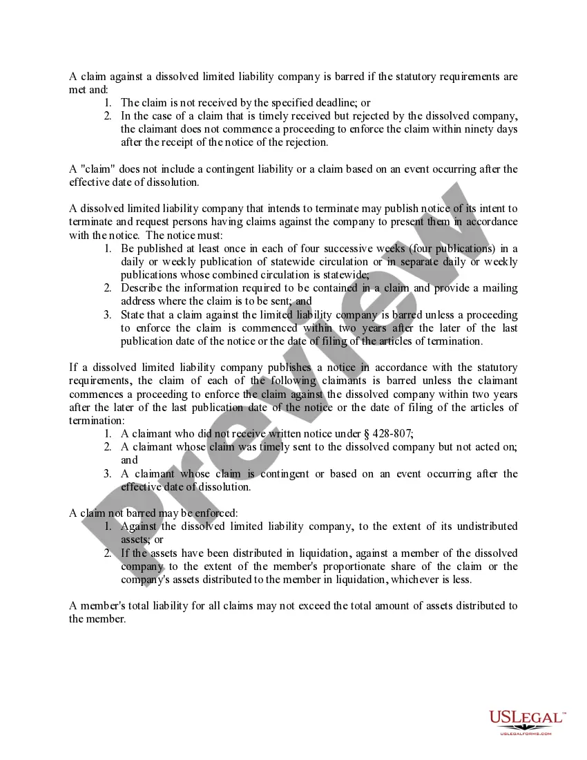 Get Hawaii Dissolution Package to Dissolve Limited Liability Company LLC Preview Hawaii Dissolution Package to Dissolve Limited Liability Company LLC