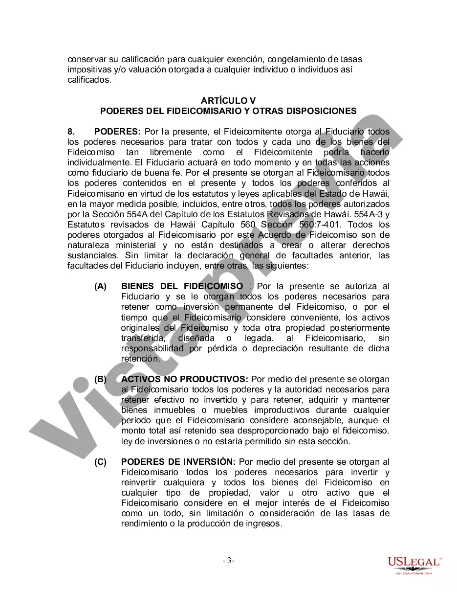 Preview Fideicomiso en vida para esposo y esposa con hijos menores o adultos