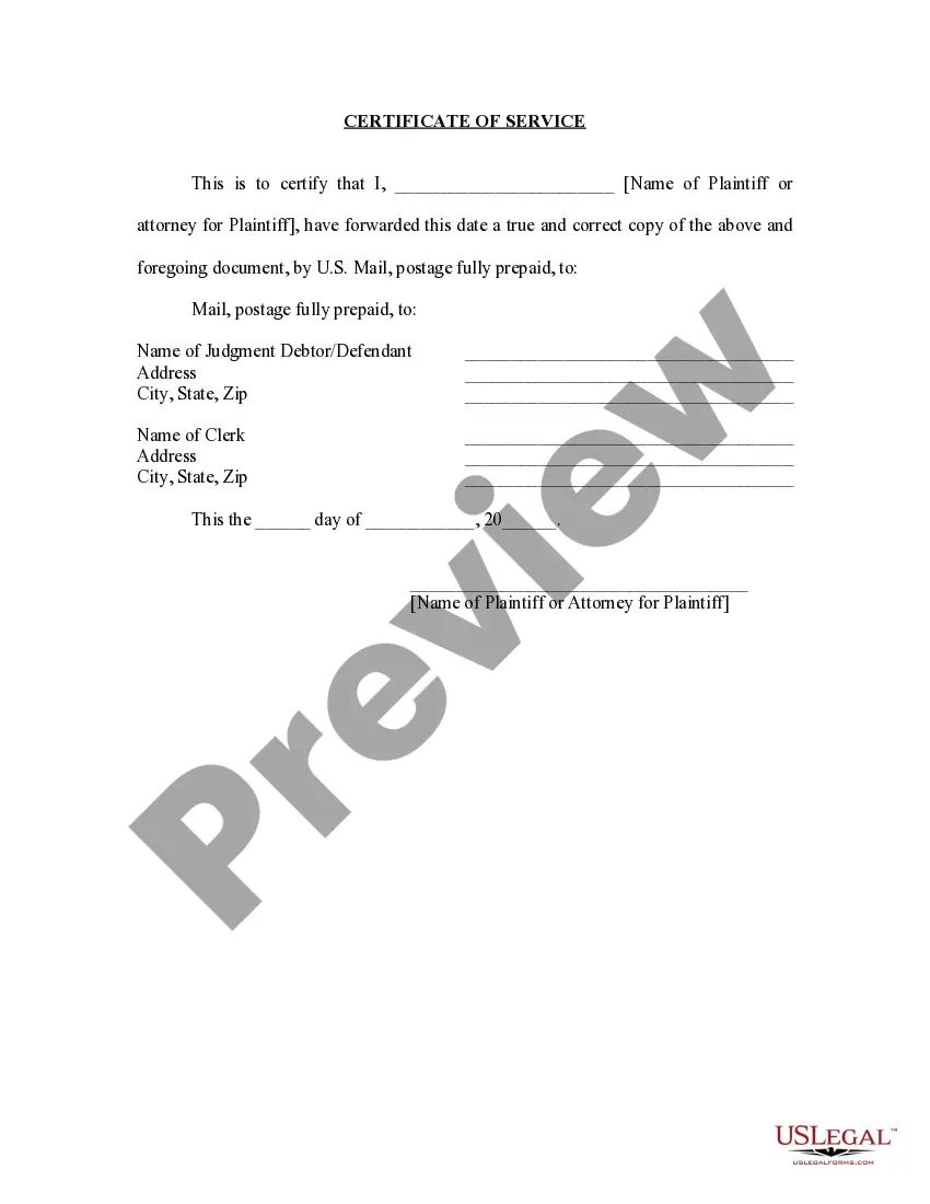 Preview Hawaii Foreign Judgment Enrollment