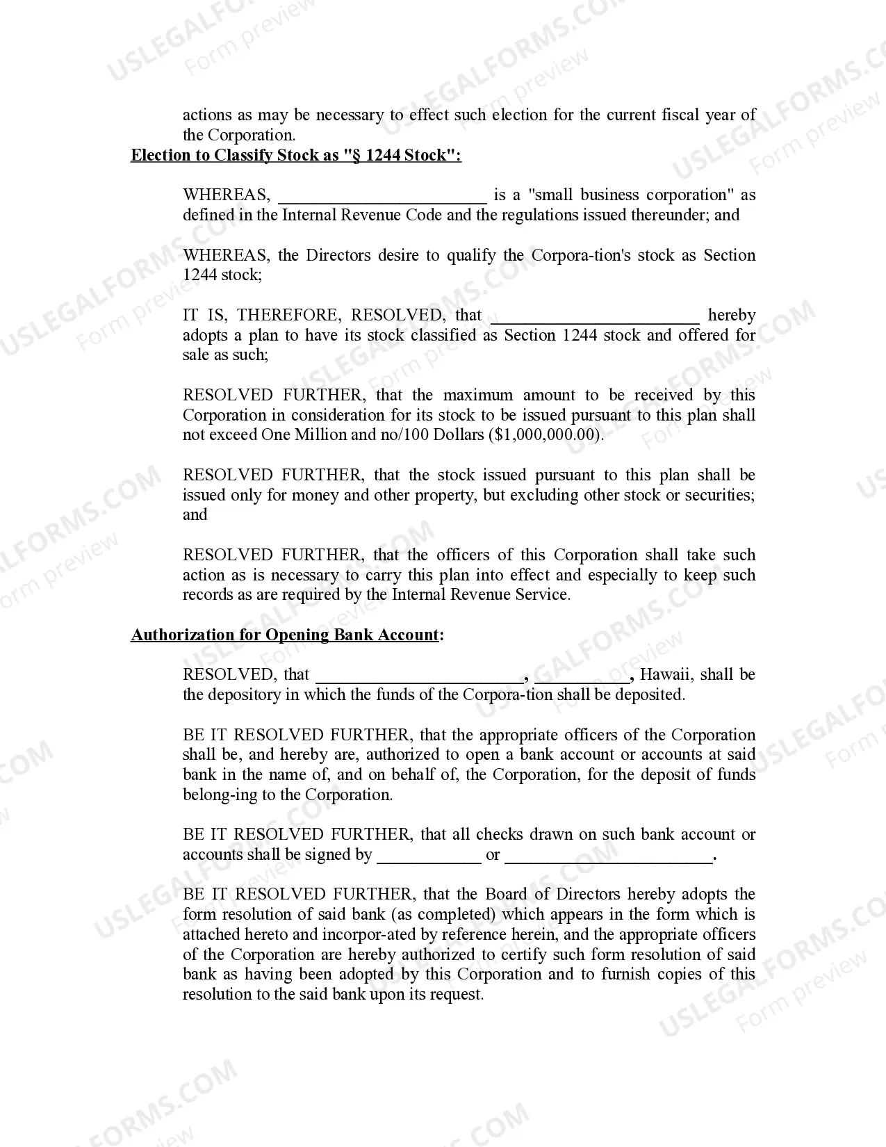 Preview Minutes for Organizational Meeting