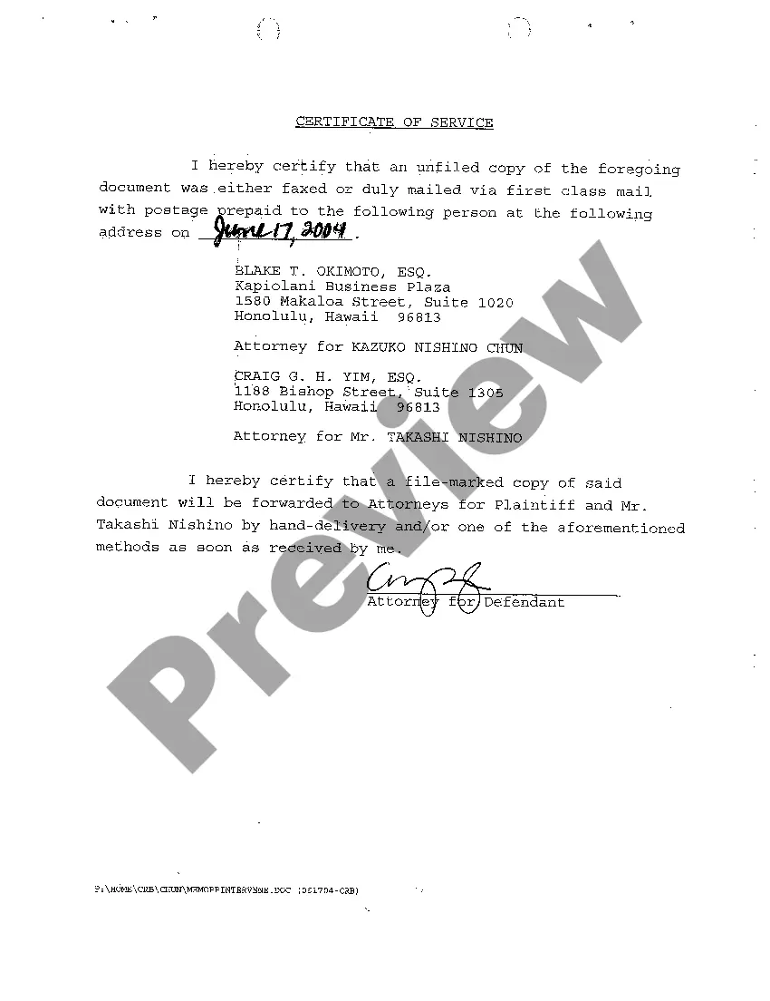 Get A09 Defendant's Memorandum of Law in Opposition to Motion to Intervene regarding Contested Divorce With No Children Preview A09 Defendant's Memorandum of Law in Opposition to Motion to Intervene regarding Contested Divorce With No Children