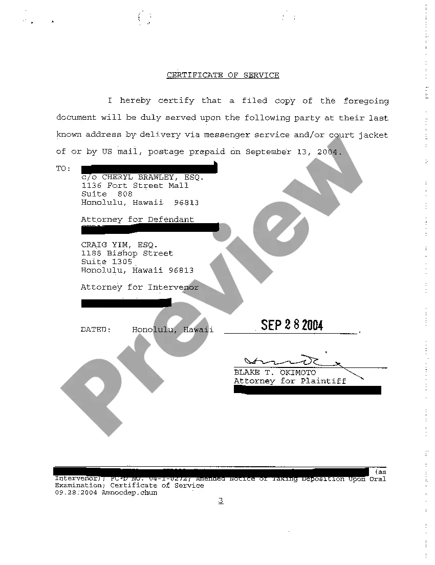 Get A23 First Amended Notice of Taking Deposition upon Oral Examination Preview A23 First Amended Notice of Taking Deposition upon Oral Examination