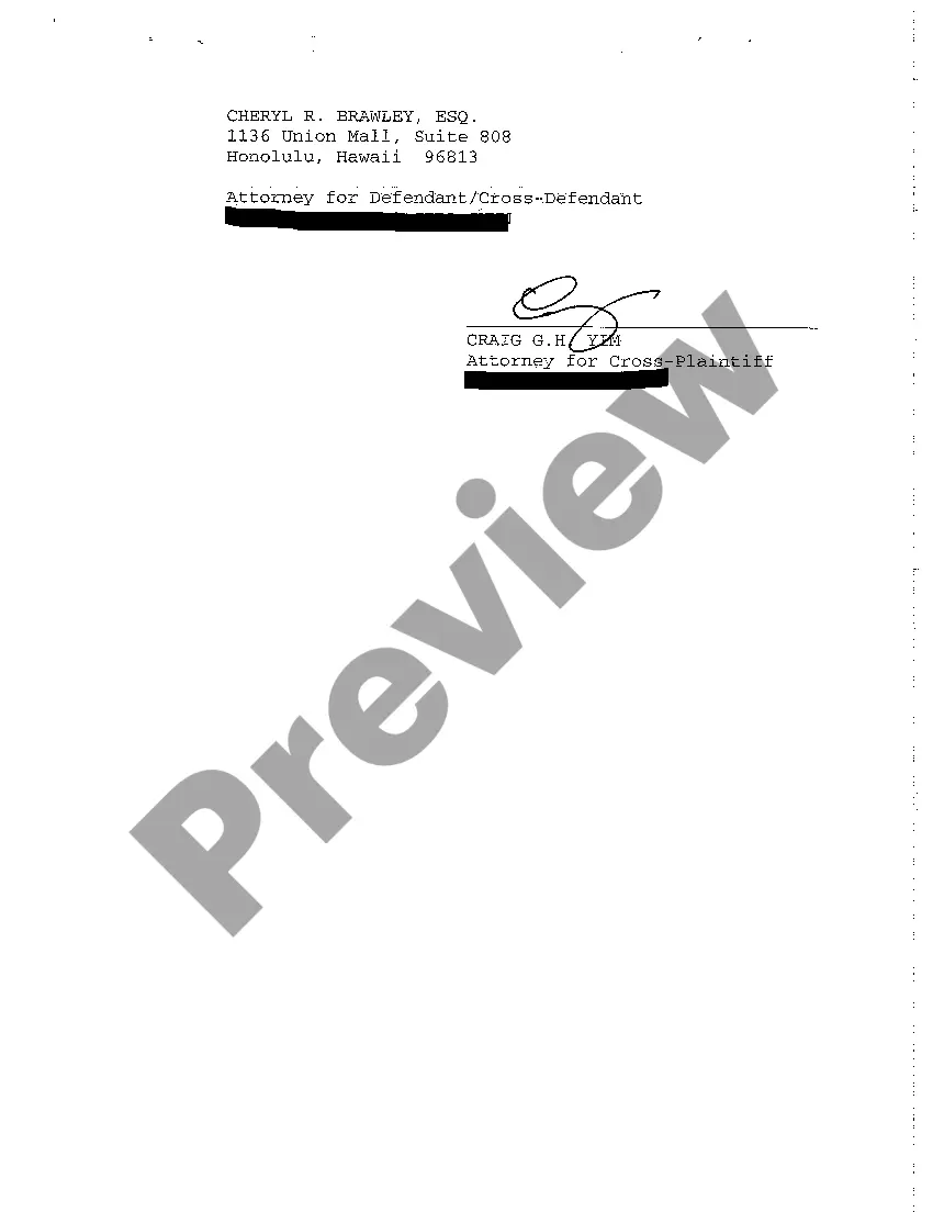 Preview A31 Cross-Plaintiff's List of Witnesses