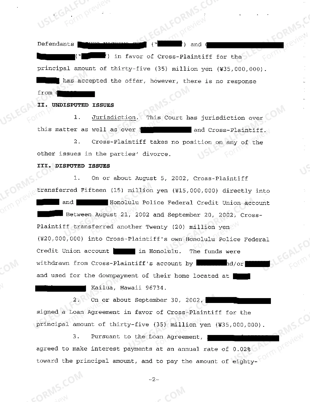 Preview A48 Cross-Plaintiff's Settlement Conference Statement