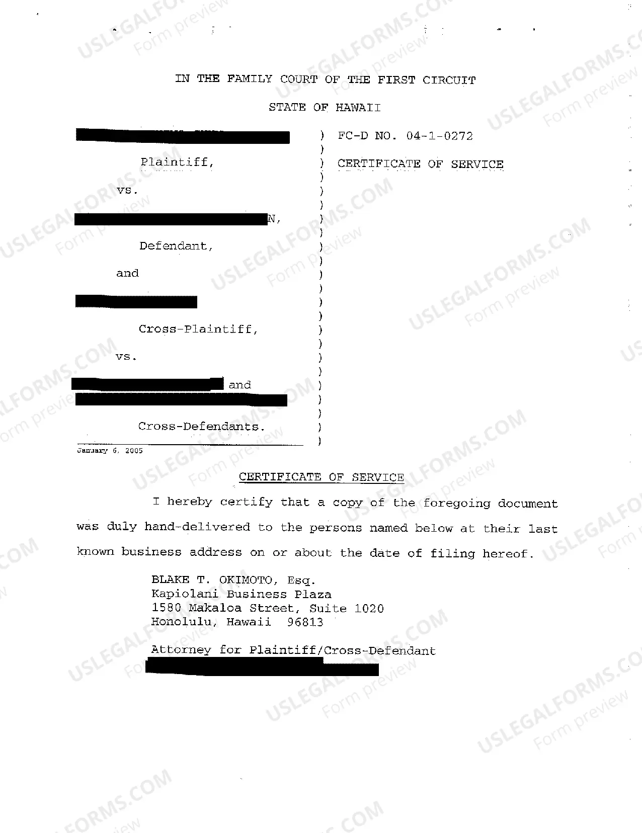 Preview A48 Cross-Plaintiff's Settlement Conference Statement