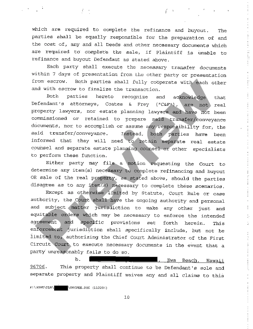 Preview A35 Decree Granting Absolute Divorce and Awarding Child Custody