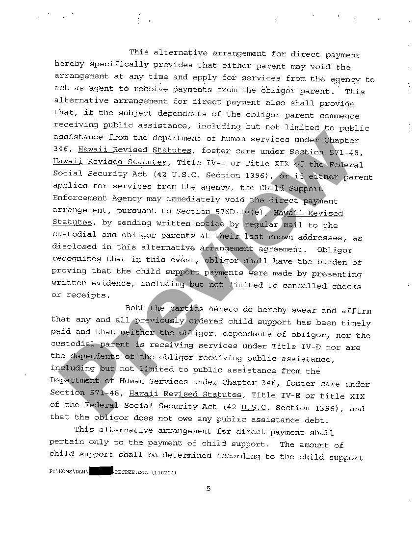 Preview A35 Decree Granting Absolute Divorce and Awarding Child Custody