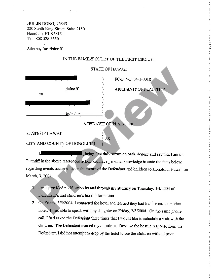 Preview A18 Motion for Immediate Custody of Children and for Appointment of Custody Evaluator - Memorandum in Support of Motion