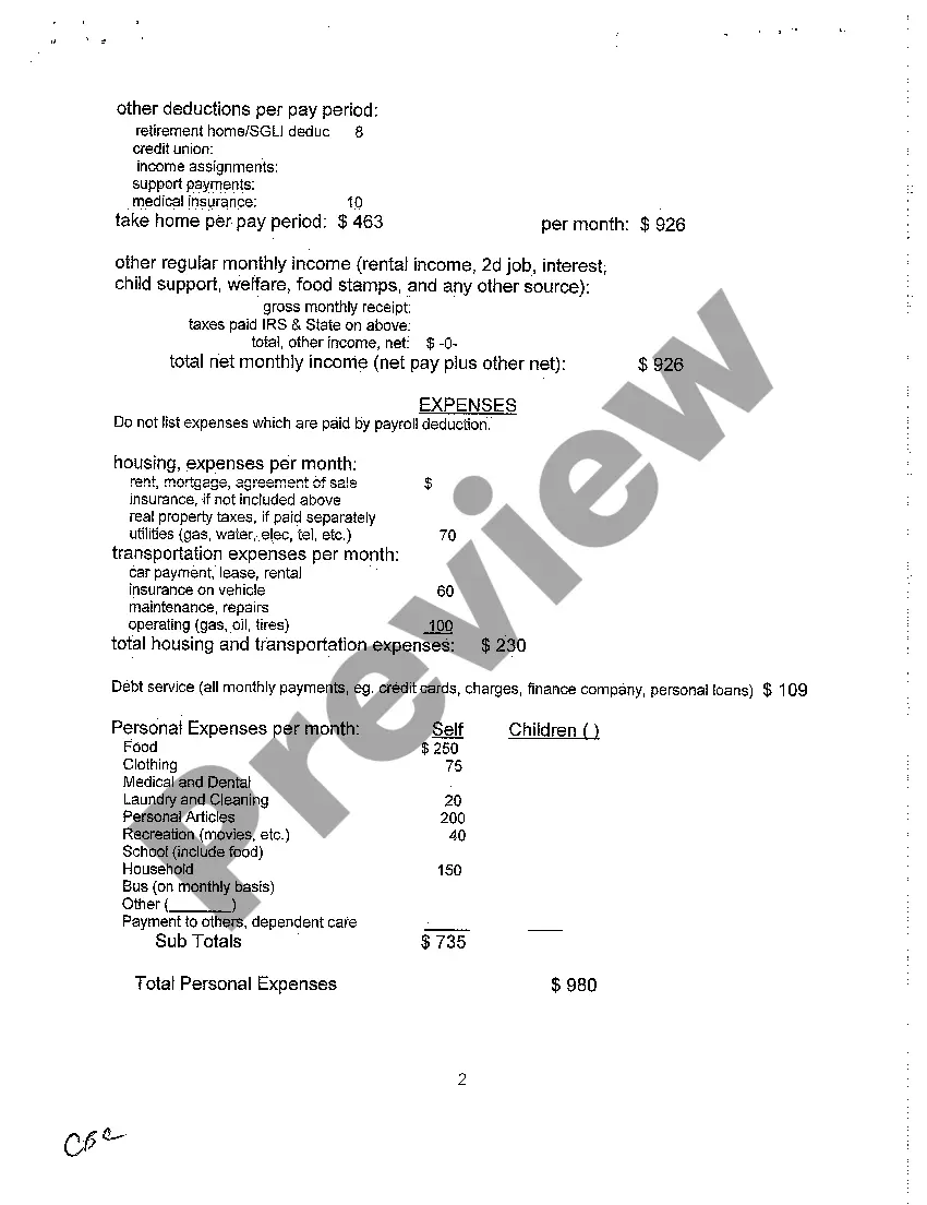 Get A08 Income and Expense Statement of Plaintiff Preview A08 Income and Expense Statement of Plaintiff