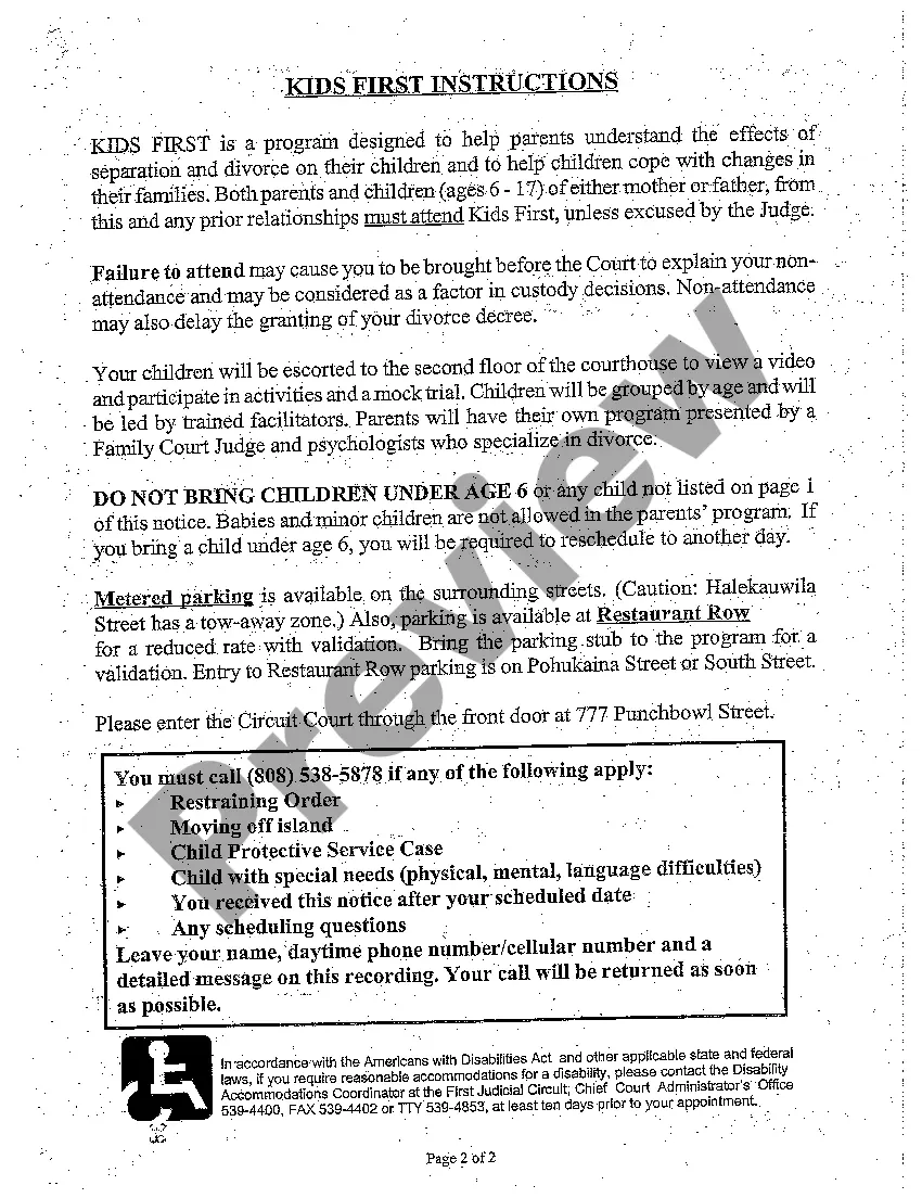 Preview A05 Notice to Attend Kids First