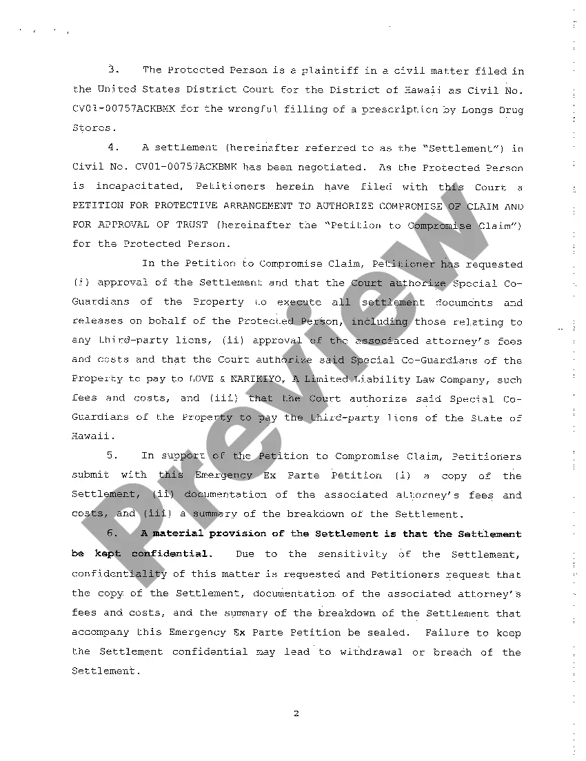 Get A04 Emergency Ex Parte Petition to Seal Records Preview A04 Emergency Ex Parte Petition to Seal Records