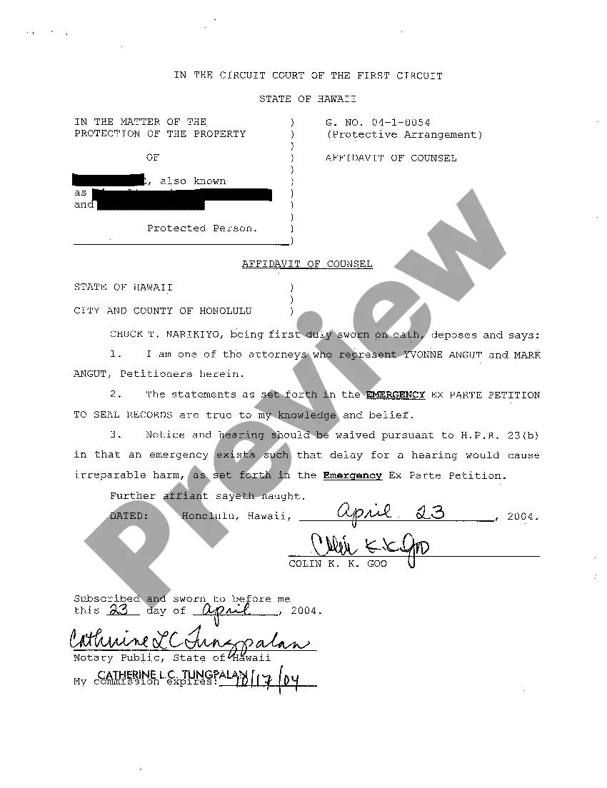 Get A04 Emergency Ex Parte Petition to Seal Records Preview A04 Emergency Ex Parte Petition to Seal Records