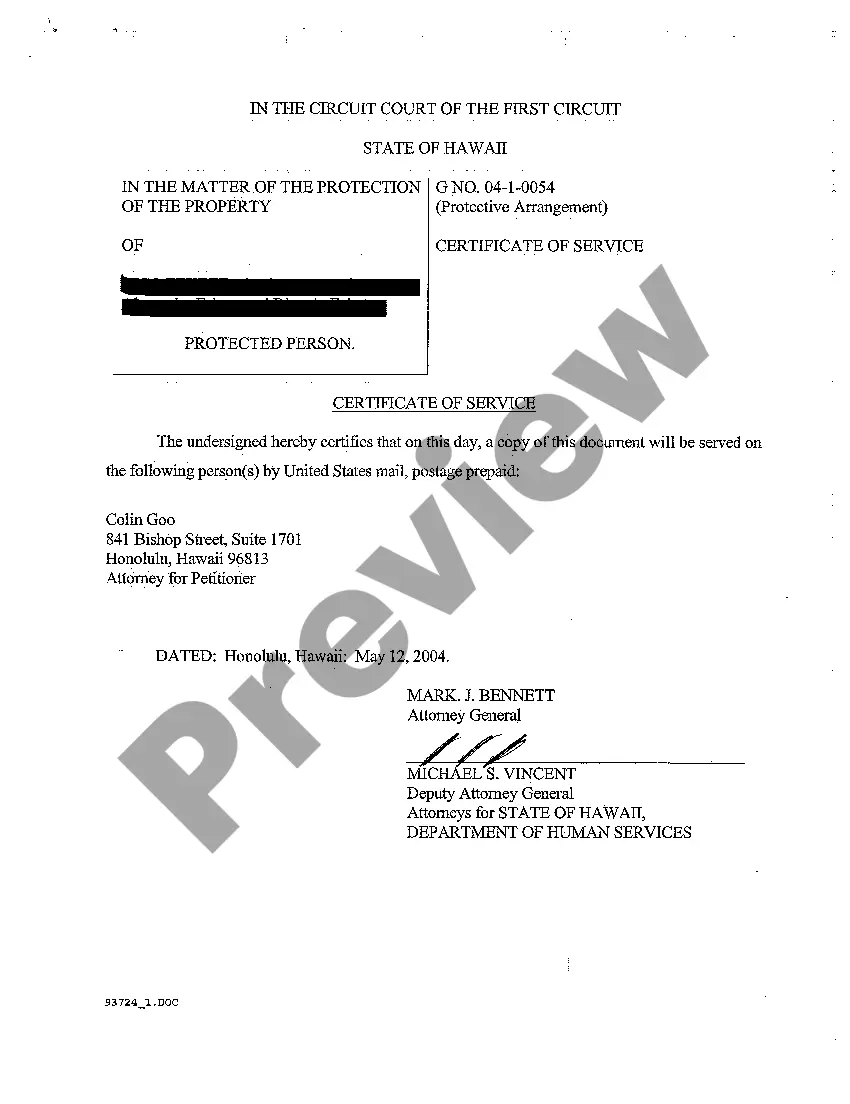 Get A08 HI Dept of Human Services' Statement of No Opposition and Nonappearance on Petition for Protective Arrangement - Compromise of Claim and Approval of Trust Preview A08 HI Dept of Human Services' Statement of No Opposition and Nonappearance on Petition for Protective Arrangement - Compromise of Claim and Approval of Trust