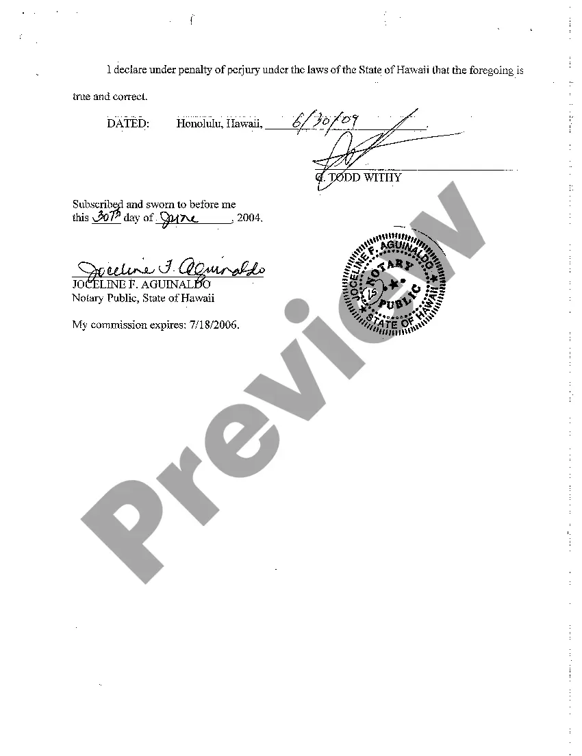 Preview A06 Guardian's Ex Parte Petition for Order Allowing Filing of Birth Certificate of Minor Girl Under Seal