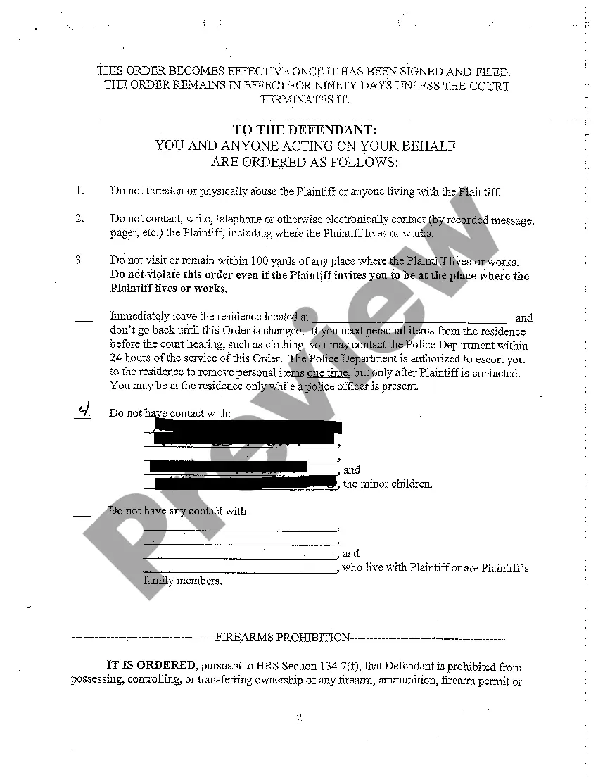 Preview A02 Temporary Restraining Order
