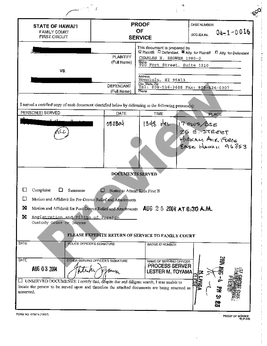 Preview A04 Motion and Affidavit for Post-Decree Relief