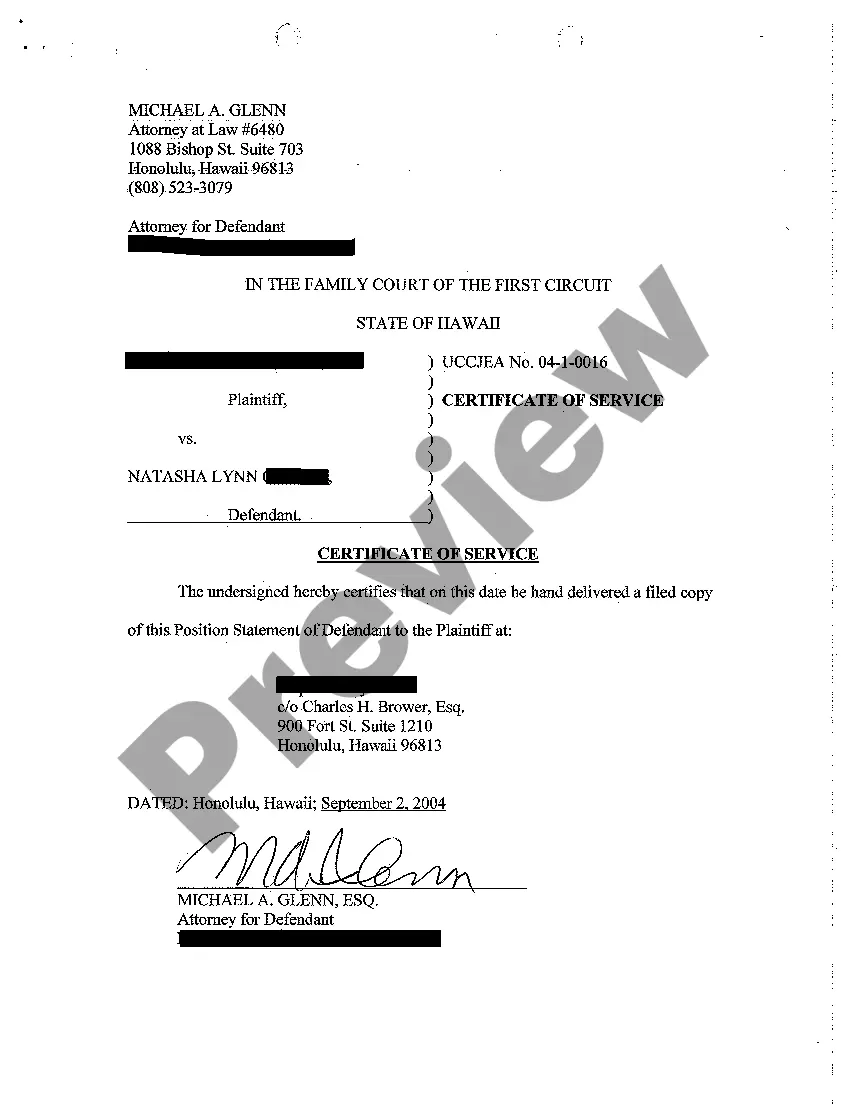 Preview A12 Position Statement of Defendant