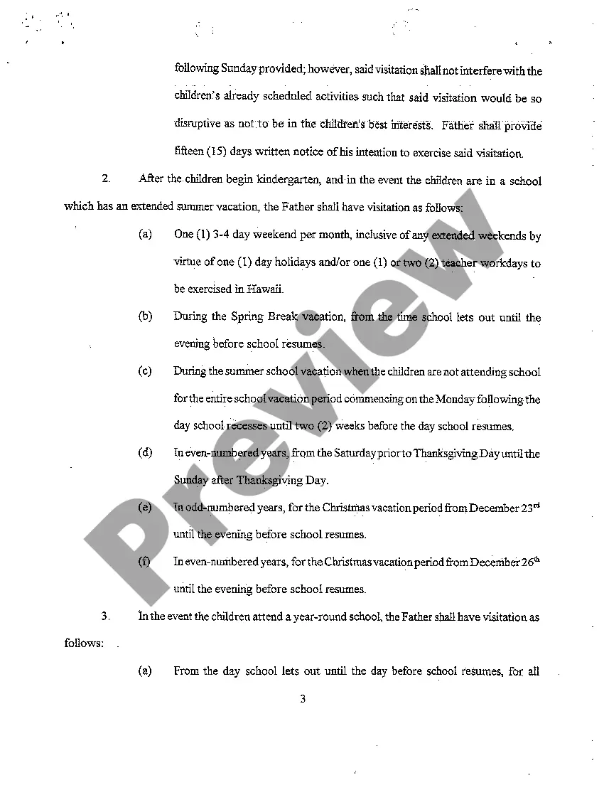 Preview A05 Final Order on Custody and Visitation and Temporary Order of Support