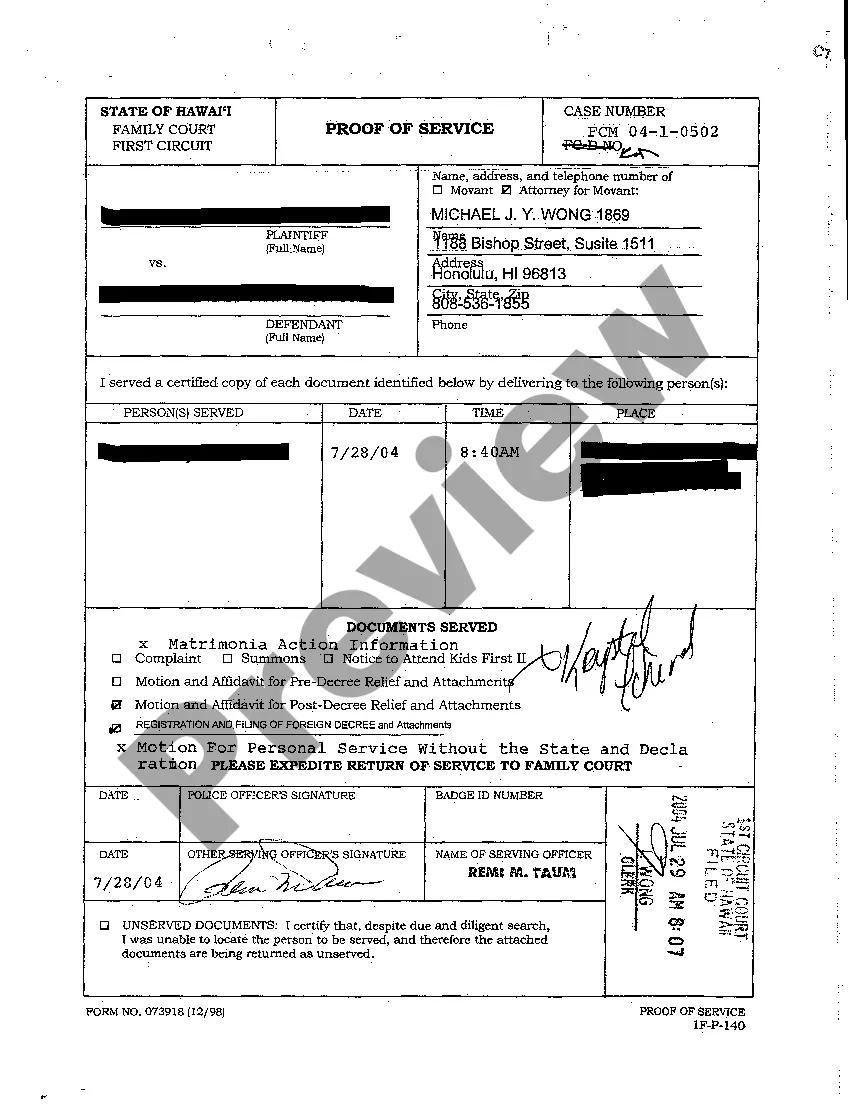 Preview A08 Motion and Affidavit for Post-Decree Relief to Lower Child Support