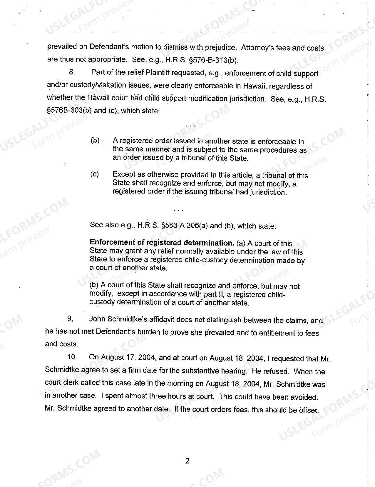 Preview A15 Declaration of Counsel