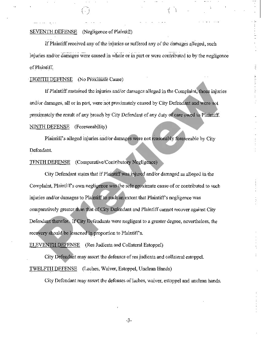 Get A04 Answer to Complaint for Assault, Battery, Violation of Civil Rights by Police Officers to Wrongfully Arrested Plaintiff Preview A04 Answer to Complaint for Assault, Battery, Violation of Civil Rights by Police Officers to Wrongfully Arrested Plaintiff