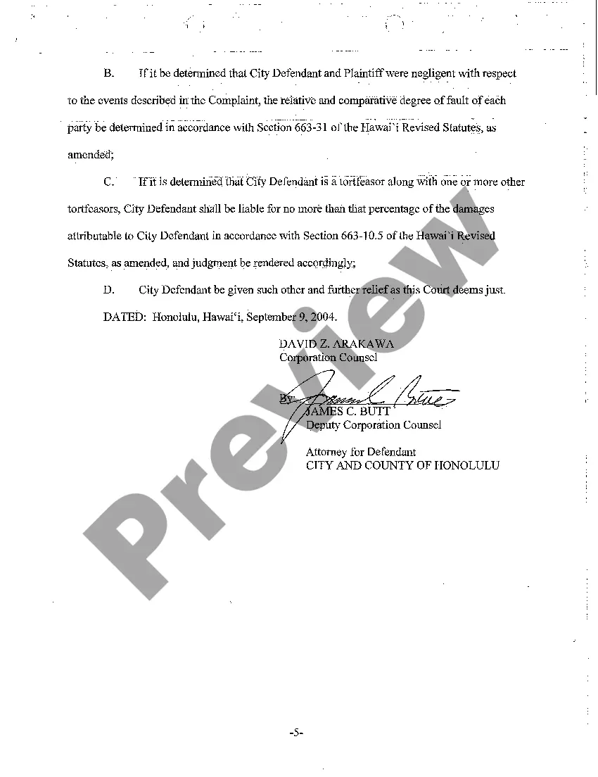 Get A04 Answer to Complaint for Assault, Battery, Violation of Civil Rights by Police Officers to Wrongfully Arrested Plaintiff Preview A04 Answer to Complaint for Assault, Battery, Violation of Civil Rights by Police Officers to Wrongfully Arrested Plaintiff
