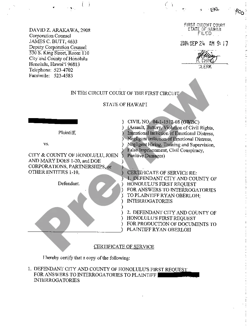 Get A04 Answer to Complaint for Assault, Battery, Violation of Civil Rights by Police Officers to Wrongfully Arrested Plaintiff Preview A04 Answer to Complaint for Assault, Battery, Violation of Civil Rights by Police Officers to Wrongfully Arrested Plaintiff