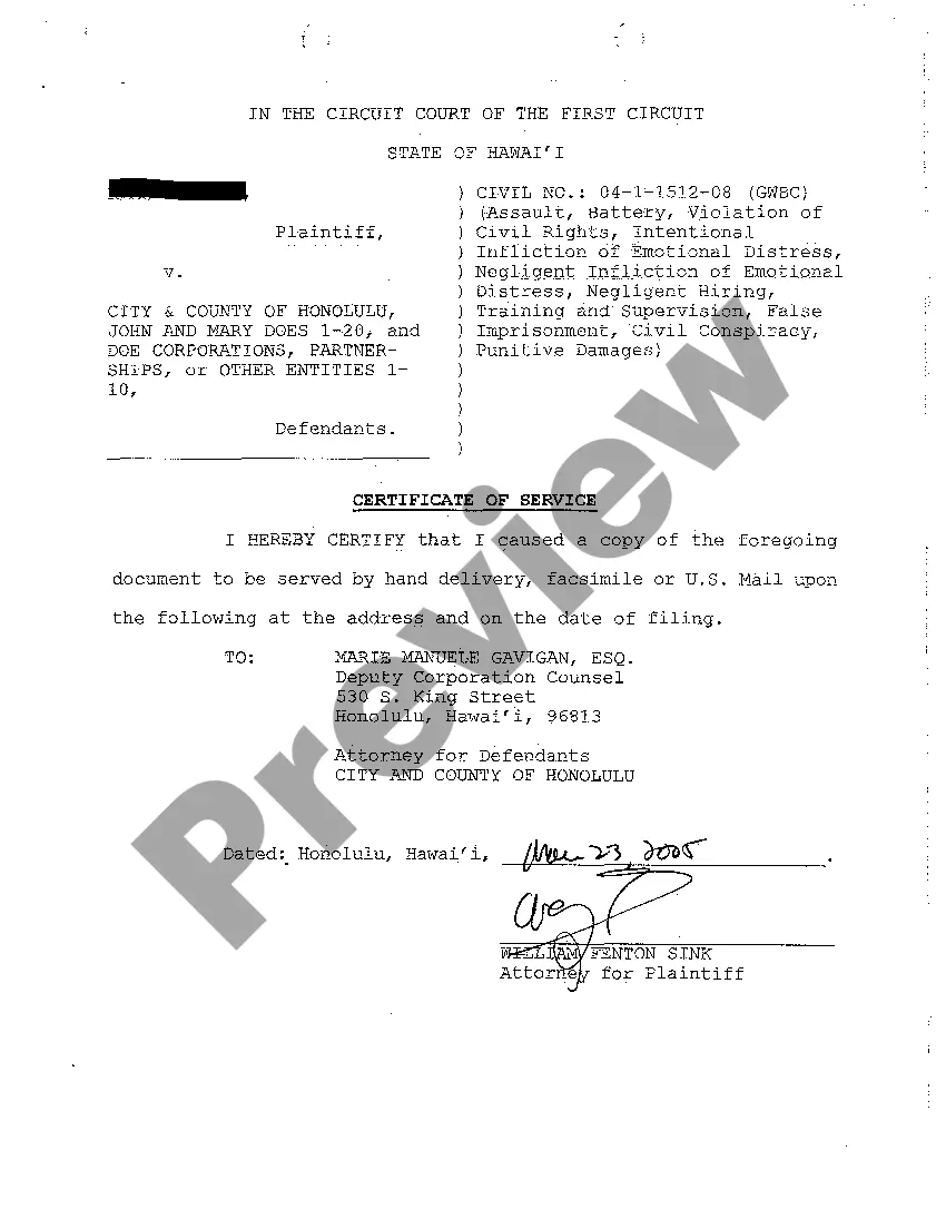 Preview A06 Plaintiff's Pretrial Statement