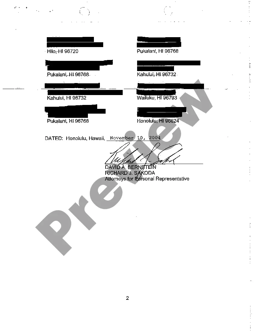 Preview A10 Ex Parte Petition to Transfer From Informal to Formal Proceedings and for Approval of Final Account, Distribution, and Settlement of Estate