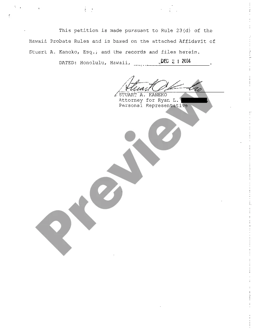 Get A11 Ex Parte Petition to Advance Hearing on Petition to Transfer From Informal to Formal Proceedings and for Authority to Compromise Settlement of Claim Preview A11 Ex Parte Petition to Advance Hearing on Petition to Transfer From Informal to Formal Proceedings and for Authority to Compromise Settlement of Claim