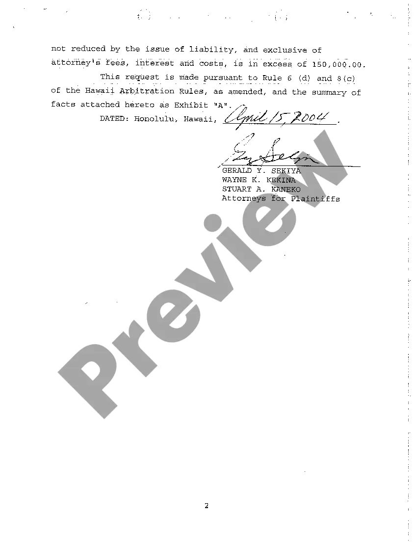 Get A02 Request to Remove Case From the Court Annexed Arbitration Program Preview A02 Request to Remove Case From the Court Annexed Arbitration Program