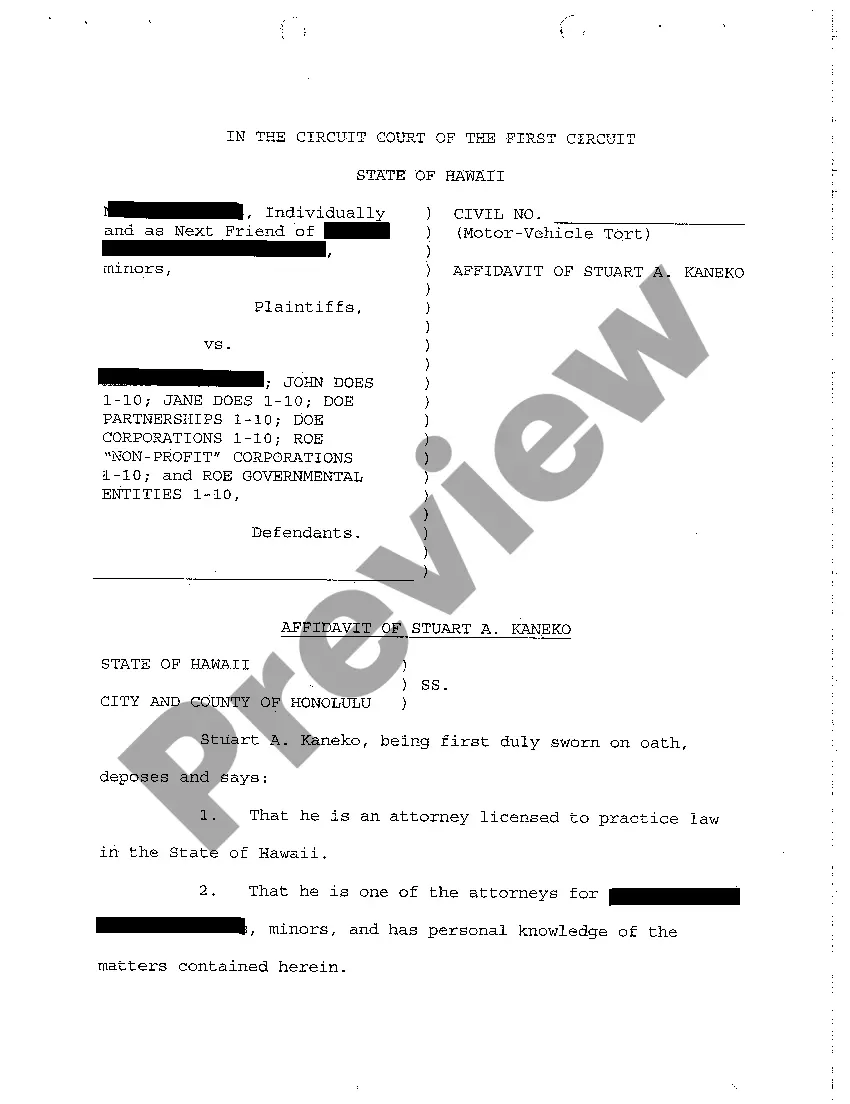 Preview A03 Ex Parte Motion for an Order Appointing Next Friend