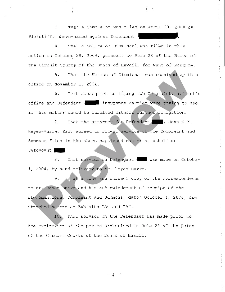 Get A06 Notice of Dismissal for Want of Service Preview A06 Notice of Dismissal for Want of Service