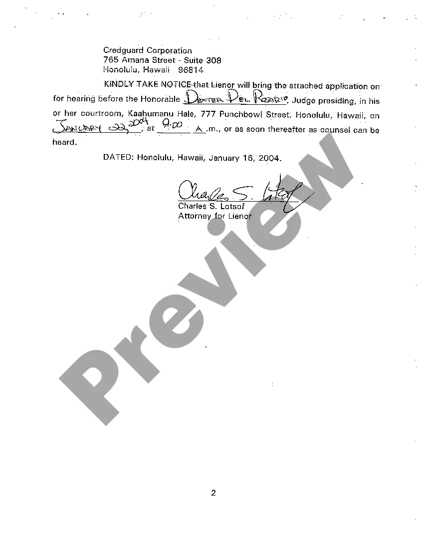 Preview A03 Notice of Hearing
