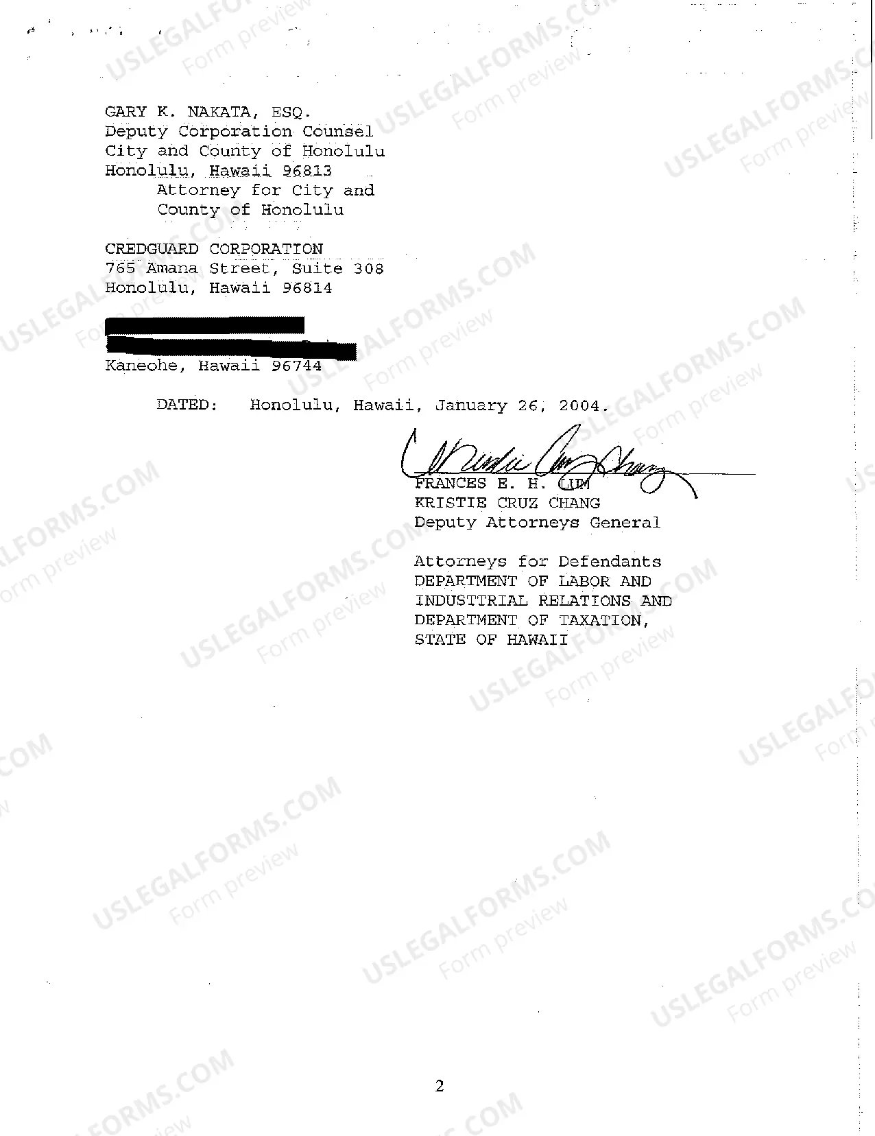 Preview A08 Response to Plaintiff's Application for Mechanic's and Materialman's Lien