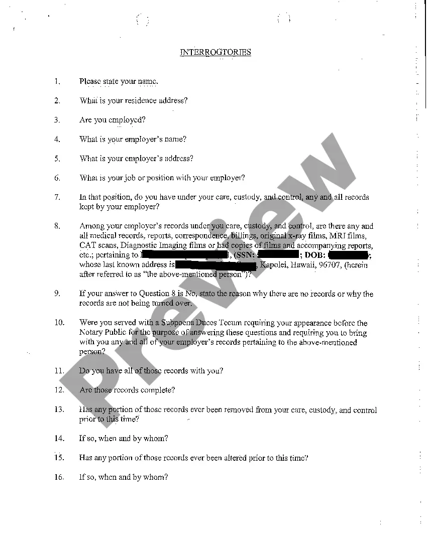 Get A06 Notice of Taking Depositions Upon Written Interrogatories Preview A06 Notice of Taking Depositions Upon Written Interrogatories