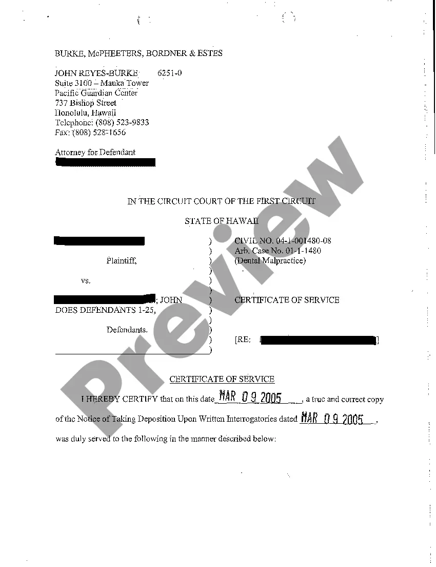 Get A06 Notice of Taking Depositions Upon Written Interrogatories Preview A06 Notice of Taking Depositions Upon Written Interrogatories